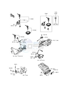 Z300 ER300AGF XX (EU ME A(FRICA) drawing Ignition Switch