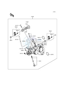 NINJA 300 ABS EX300BEFA XX (EU ME A(FRICA) drawing Throttle