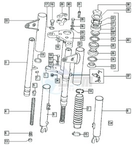 LUXE_25_Y-K2 50 Y-K2 drawing Front fork