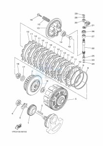 YFM700R YFM70RSXK (2LSS) drawing CLUTCH