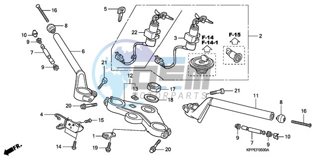 HANDLE PIPE/TOP BRIDGE