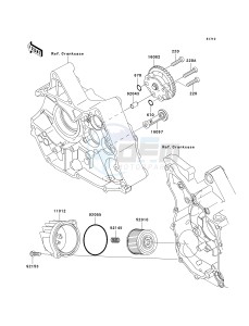 KLX 110 A (KLX110 MONSTER ENERGY) (A6F-A9FA) A9F drawing OIL PUMP