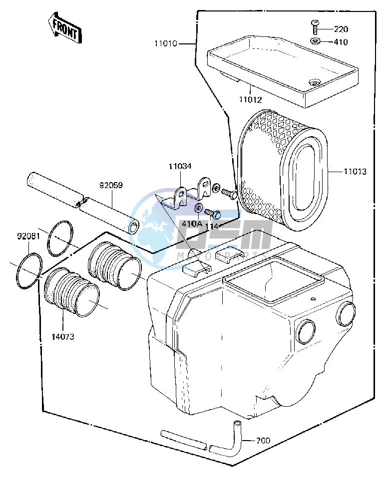 AIR CLEANER -- 81 B2- -