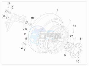 Nexus 500 e3 (UK) UK drawing Rear Wheel