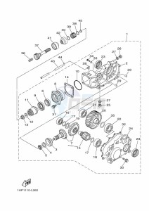 YFM700FWAD GRIZZLY 700 EPS (BFEC) drawing DRIVE SHAFT