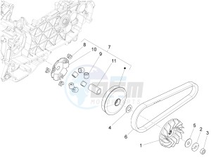 946 125 4T 3V ABS (EMEA, APAC) drawing Driving pulley