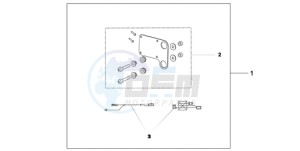 CB600FA9 Spain - (SP / ABS 25K) drawing HEATED GRIP ATT.