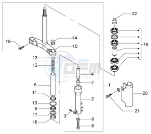 Beverly 500 (USA) USA drawing Fork-steering bearing ball tracks