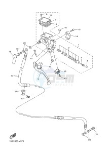 FJR1300A FJR1300A ABS (1MC7) drawing FRONT MASTER CYLINDER 2