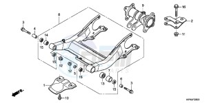 TRX420FPMB drawing SWINGARM