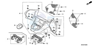 GL18009 UK - (E / AB MKH NAV) drawing METER PANEL