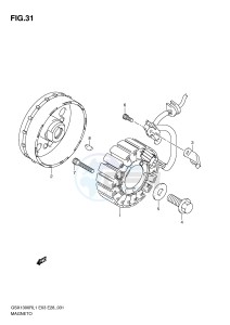 GSX1300R (E3-E28) Hayabusa drawing MAGNETO