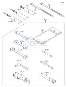 JET SKI ULTRA 310LX JT1500MJF EU drawing Owner's Tools