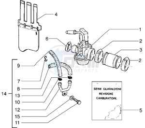 Runner 50 drawing Carburettor