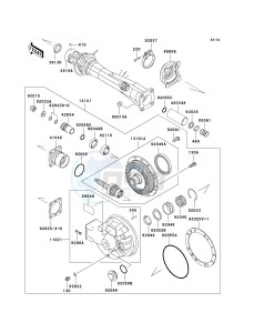 ZG 1000 A [CONCOURS] (A20) A20 drawing DRIVE SHAFT_FINAL GEAR