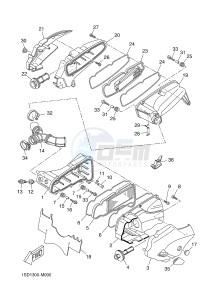 YPR400RA XMAX 400 ABS EVOLIS 400 ABS (1SD6 1SD6 1SD6 1SD6) drawing INTAKE 2