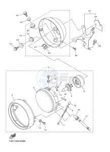 XVS950CU XV950 (2DE2) drawing HEADLIGHT