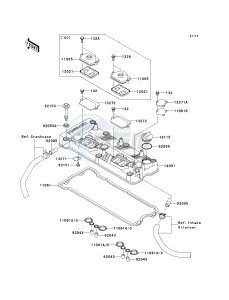 JT 1500 B [ULTRA 250X] (B7F-B8F) B8F drawing CYLINDER HEAD COVER