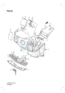 UH200G BURGMAN EU drawing FRONT BOX