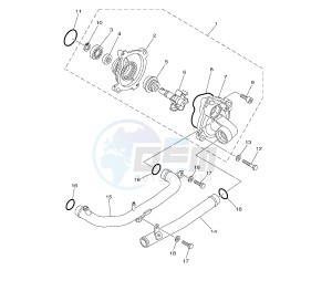 XP T-MAX ABS 500 drawing WATER PUMP