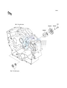 VN 900 D[VULCAN 900 CLASSIC LT] (6F-9F) D7F drawing WATER PUMP