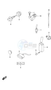 DF 25A drawing Sensor/Switch Remote Control