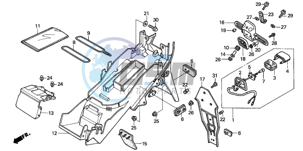 REAR FENDER  (2)