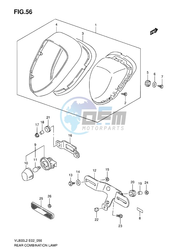 REAR COMBINATION LAMP