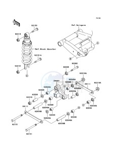 Z750 ZR750J6F FR GB XX (EU ME A(FRICA) drawing Suspension