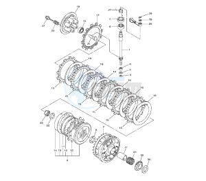 FZ8-NA 800 drawing CLUTCH