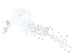 LIBERTY 50 CORPORATE NO ABS E4 (EMEA) drawing Rocking levers support unit