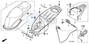 SH1259 France - (F / CMF) drawing SEAT/LUGGAGE BOX