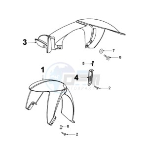 LUDIX 14 L ELEGANCE drawing FENDERS