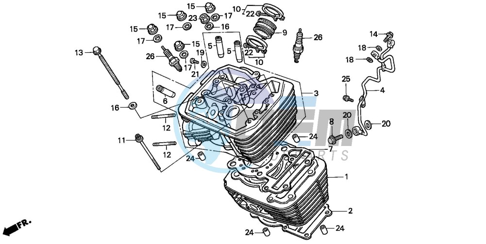 CYLINDER/CYLINDER HEAD (FRONT)