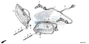 TRX420FM1F TRX420 Europe Direct - (ED) drawing HEADLIGHT