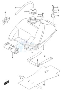 LT-Z90 drawing FUEL TANK