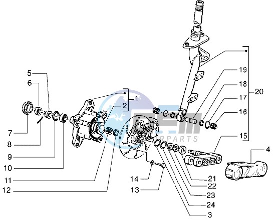 Steering column - Disc brake