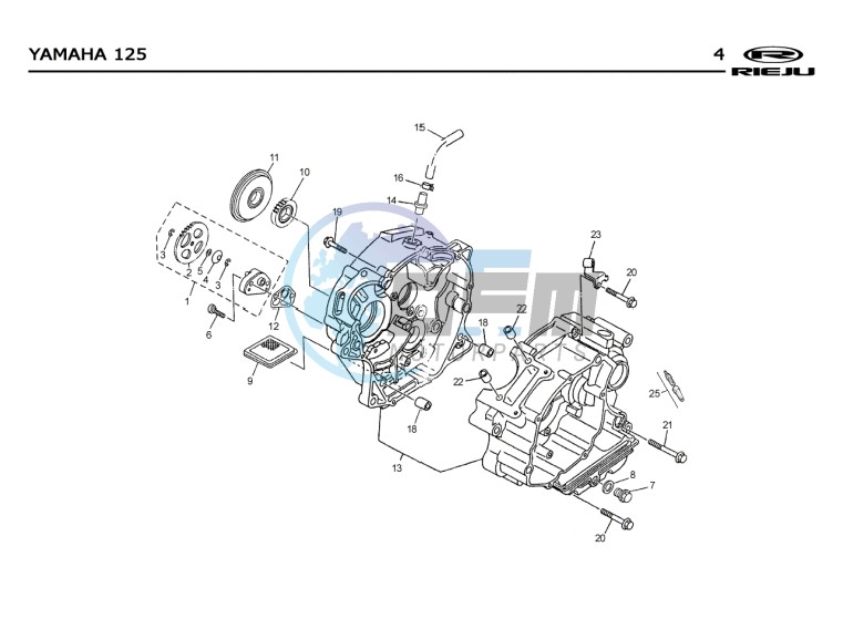 CRANKSHAFT CARTER  EURO2