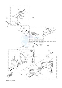 NS50 AEROX (1PH1 1PH1 1PH1 1PH1) drawing FLASHER LIGHT