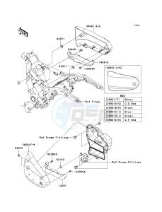 VN 1600 D [VULCAN 1600 NOMAD] (D6F-D8FA) D7F drawing SIDE COVERS