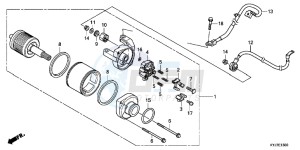 CBR250RB drawing STARTING MOTOR