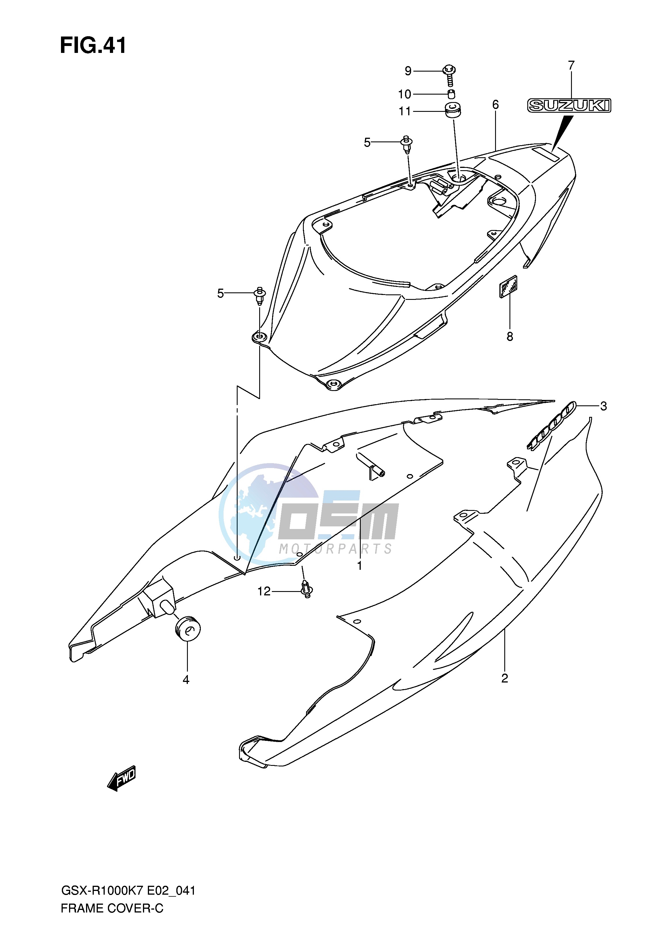 FRAME COVER (MODEL K7)