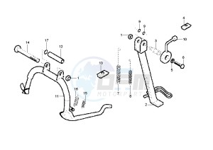 Beverly RST 125 drawing Stands