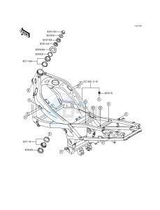 ZX 600 E [NINJA ZX-6] (E1-E3) [NINJA ZX-6] drawing FRAME