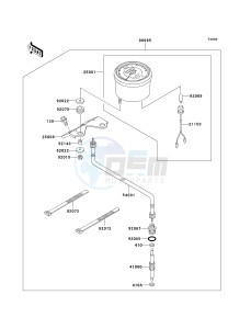 KLF 300 [BAYOU 300] (B15-B17) [BAYOU 300] drawing OPTIONAL PARTS-- METER- -