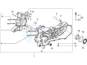 NRG POWER DT 50 drawing Crankcase