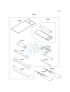 KVF650 D [BRUTE FORCE 650 4X4] (D1) D1 drawing OWNERS TOOLS