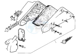 ATLANTIS - 50 cc drawing AIR CLEANER