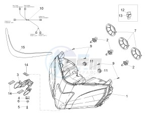 RSV4 1000 Racing Factory L.E. (EMEA) (EU, GB) drawing Front lights