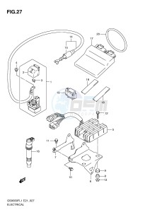 GSX650F (E21) Katana drawing ELECTRICAL (GSX650FL1 E24)